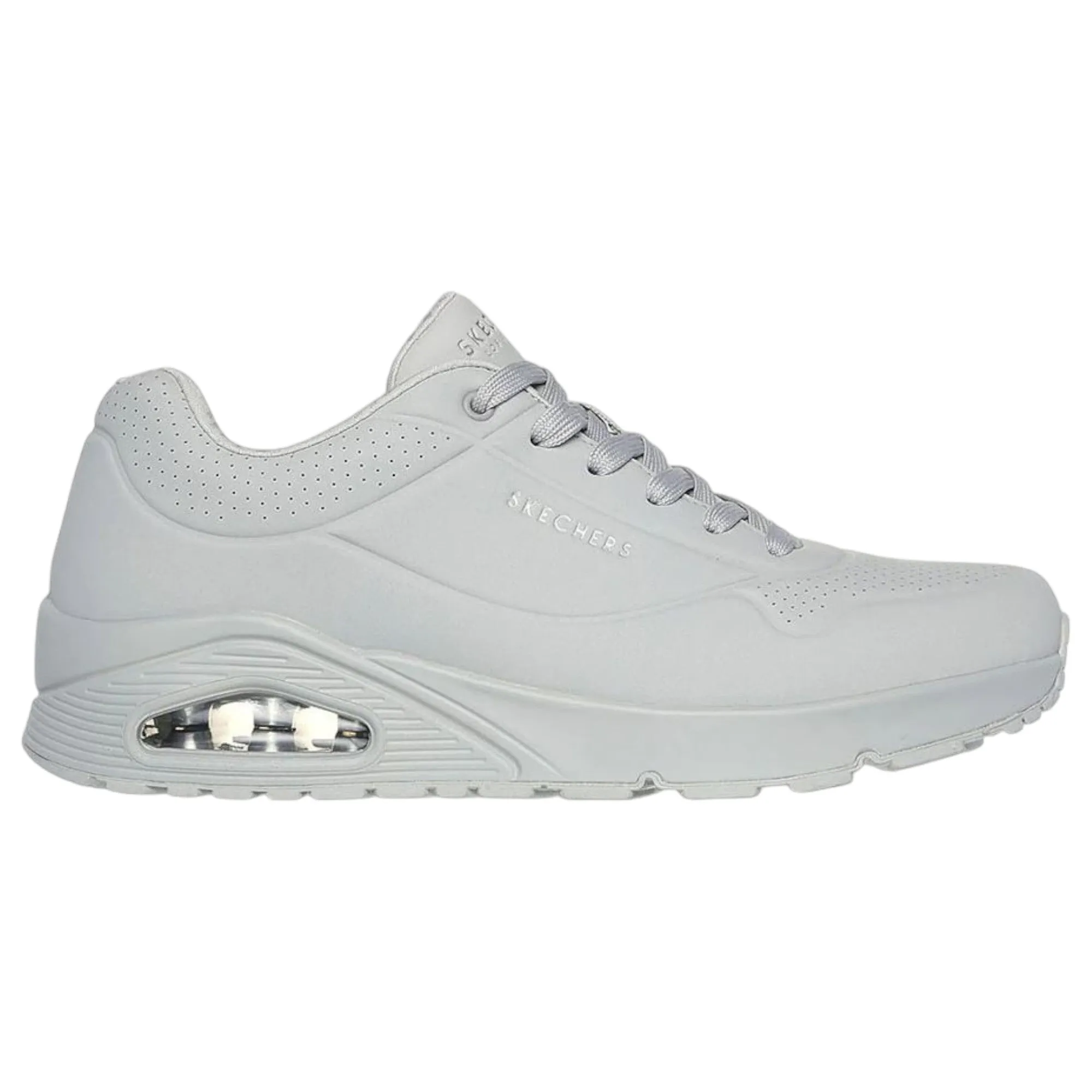 Mens Skechers Uno - Stand On Air Shoes Stone