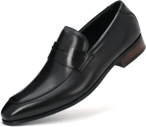 Men's Slip on Oxford Dress Shoes Classic Handmade Calfskin Manufacturing More Compact, Choose The Right Size to Modify The Foot Shape