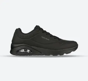 Men's Wide Fit Skechers 52458 Uno - Stand On Air Walking Trainers