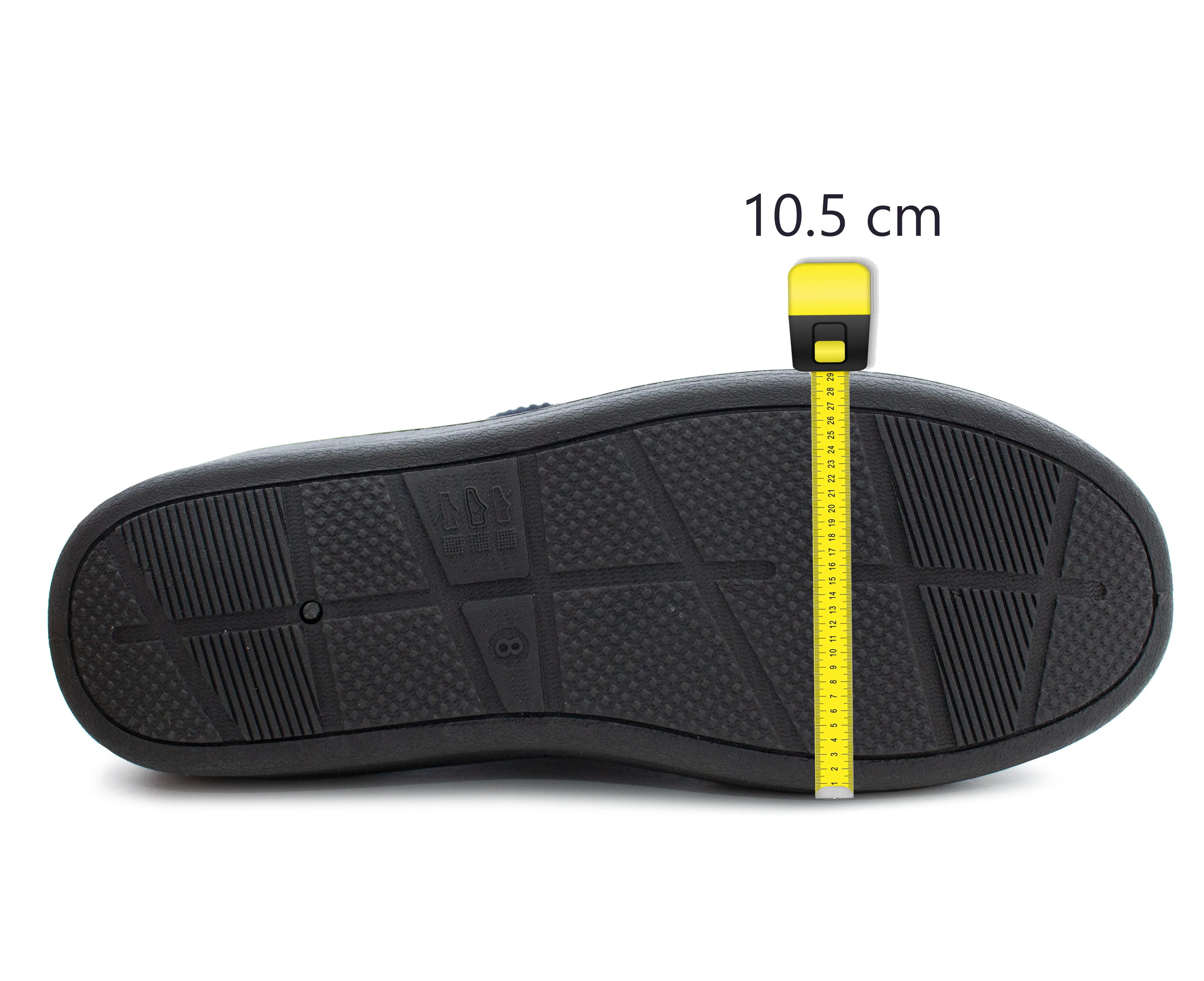 Mens Wide Fit Touch Fasten Slippers Navy Check Memory Foam Insole Comfort Diabetic Wide Opening Orthopaedic Casual Checked Bedroom House Shoes