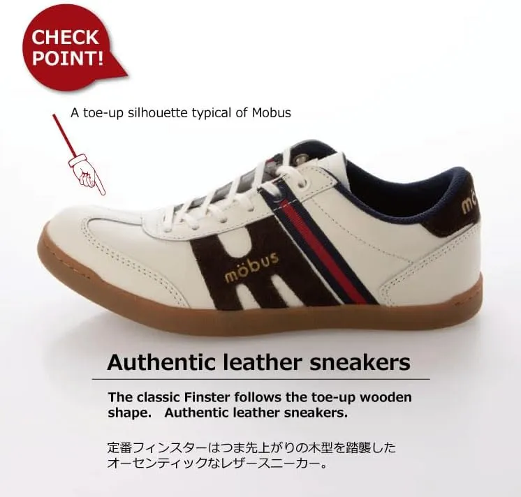 Men's Women's Unisex Casual Leather Sneaker Finster