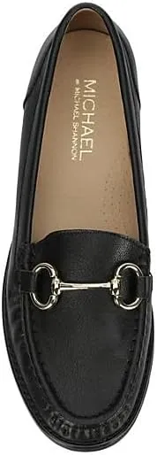 Michael By Michael Shannon Carson - Women's Faux Leather Moc Toe Slip-On Dress Loafers