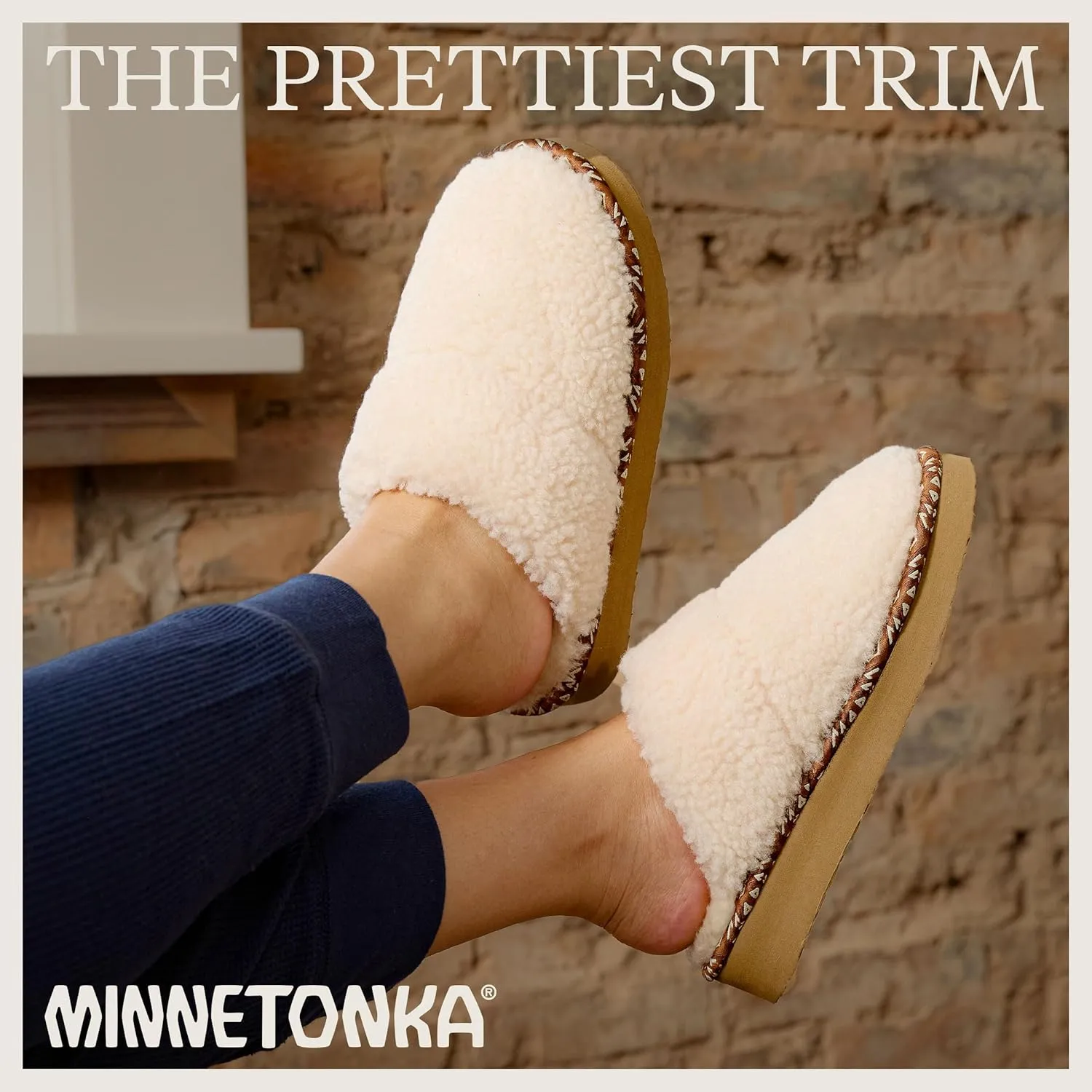 Minnetonka Cerise – Cozy Bedroom Slippers for Women with Hard Sole Design, and Slip On Clog Silhouette