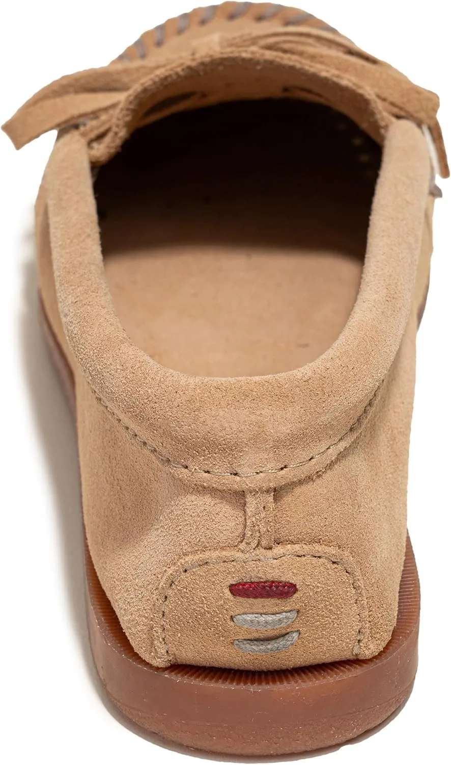Minnetonka Women’s Tie Slip On —Moccasins for Women, Classic Leather Loafer Silhouette, Cushioned Footbed