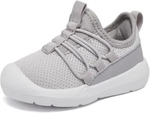 MORENDL Toddler Sneakers Infant Baby Walking Shoes Girl Boy Tennis Lightweight Slip On Shoes