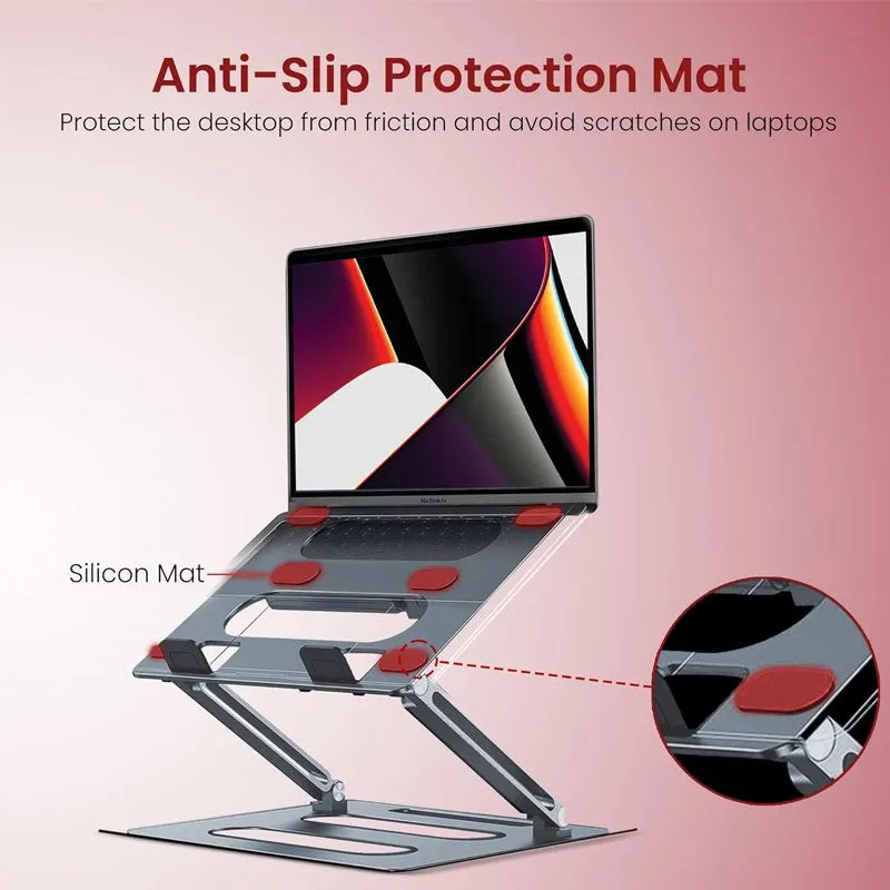Moxedo Foldable Laptop Stand with Phone Holder
