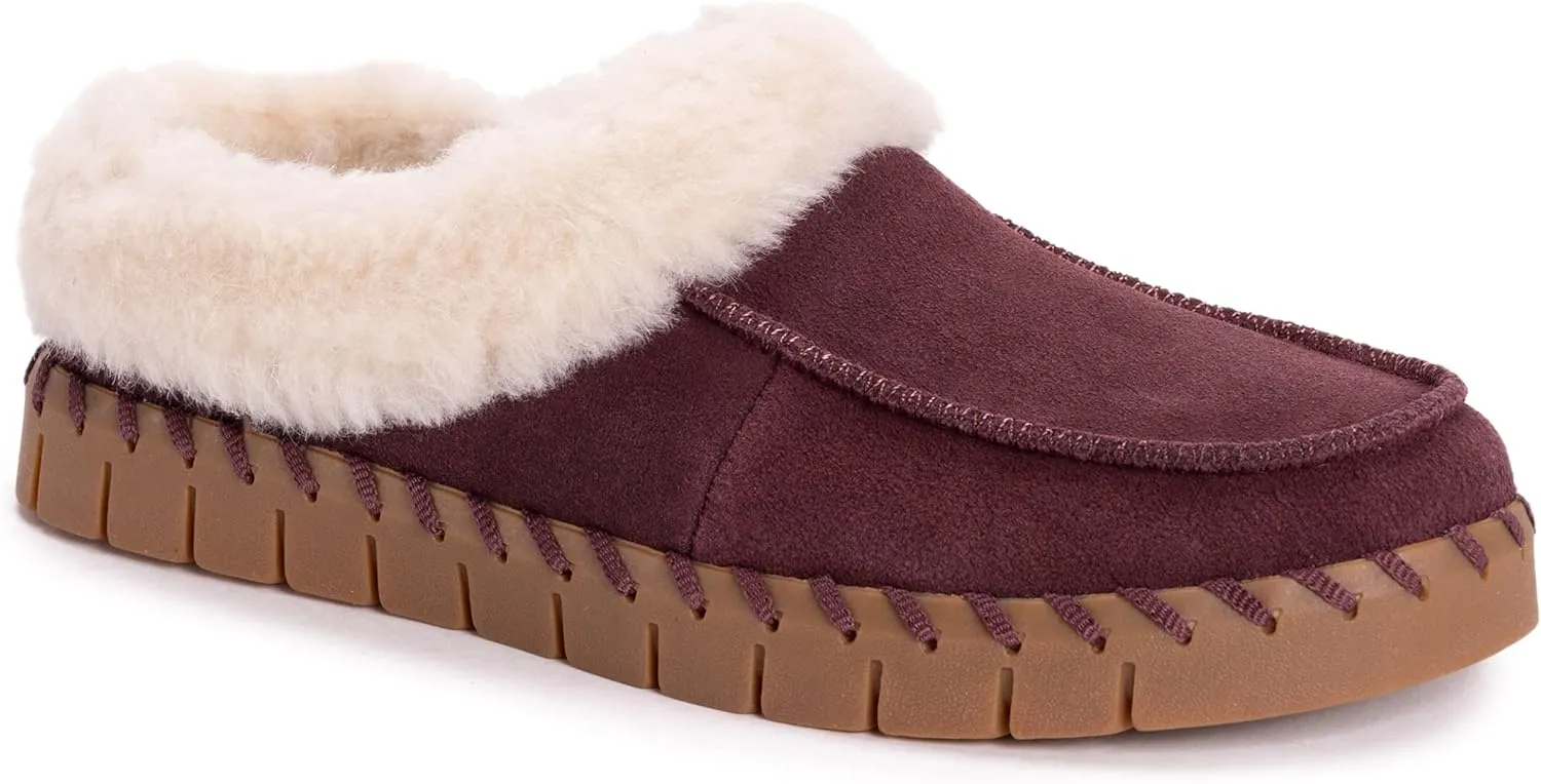 MUK LUKS Women's Flexi Buffalo Shoe Clog