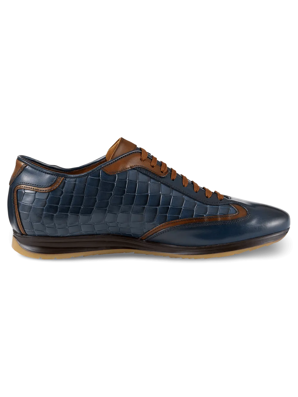 Nash Sneaker - Navy/tan