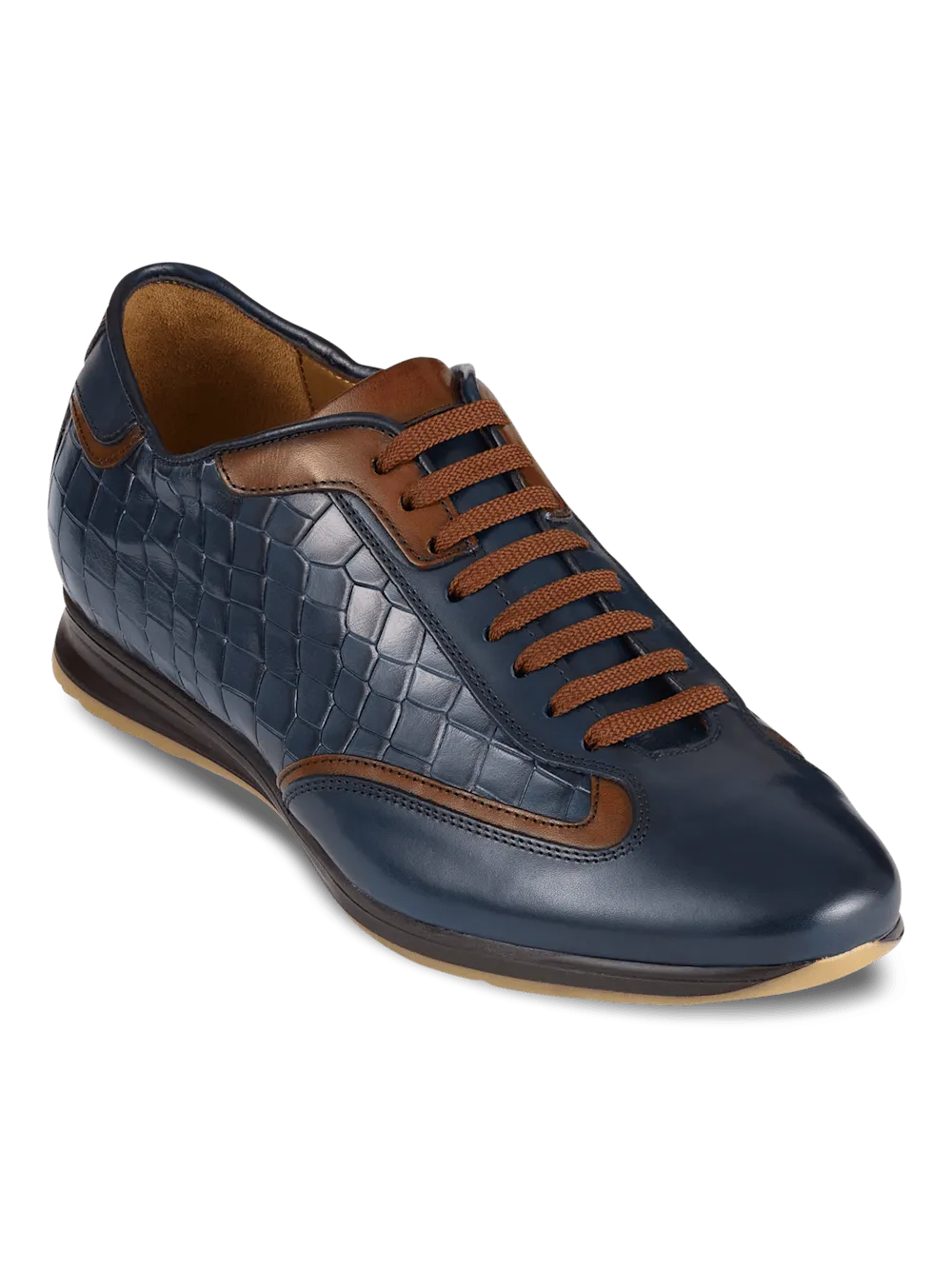 Nash Sneaker - Navy/tan