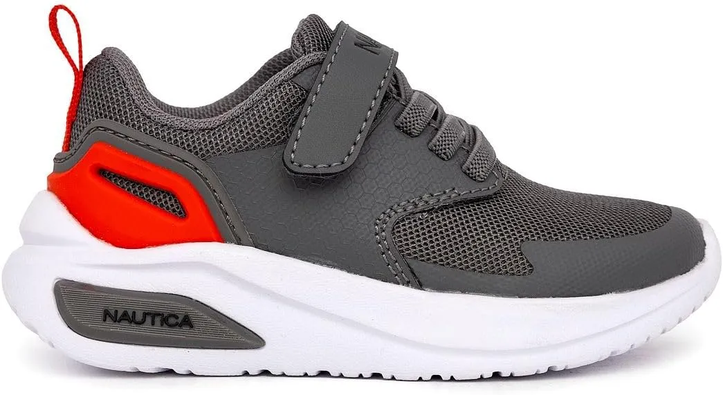 Nautica Kids Fashion Sneaker Athletic Running Shoe with One Strap |Boys - Girls|(Toddler/Little Kid)