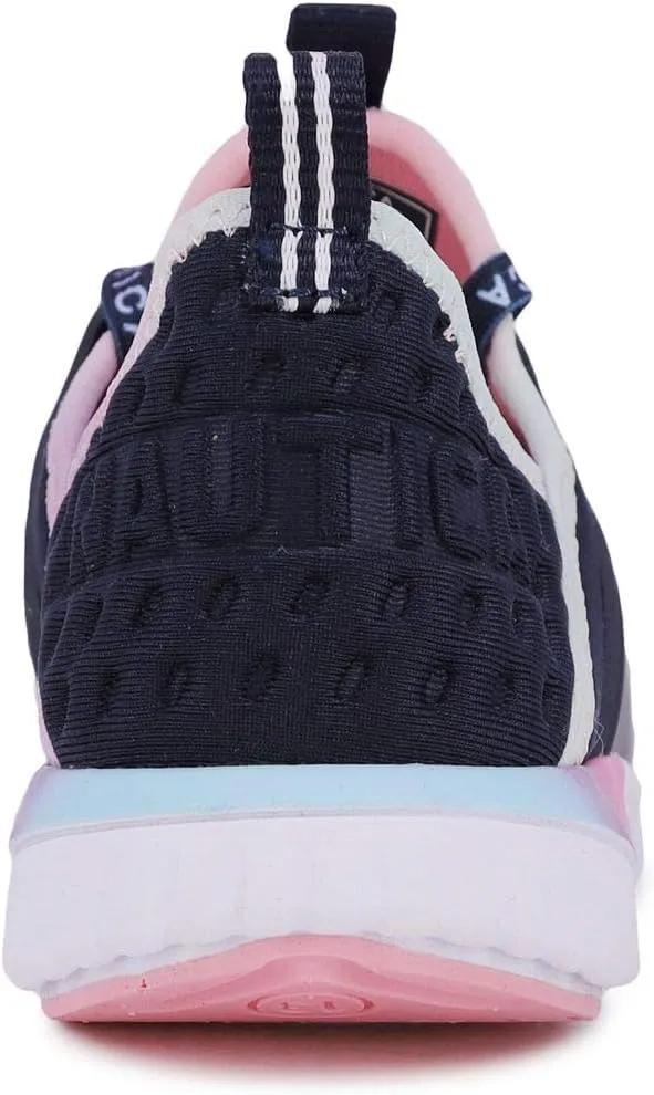 Nautica Kids Girls Metallic Fashion Sneaker Lace-Up Athletic Running Shoe I kappil I (Big Kid - Little Kid - Toddler)