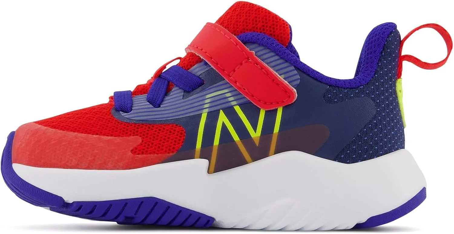 New Balance Unisex-Child Rave Run V2 Bungee Lace with Top Strap Shoe