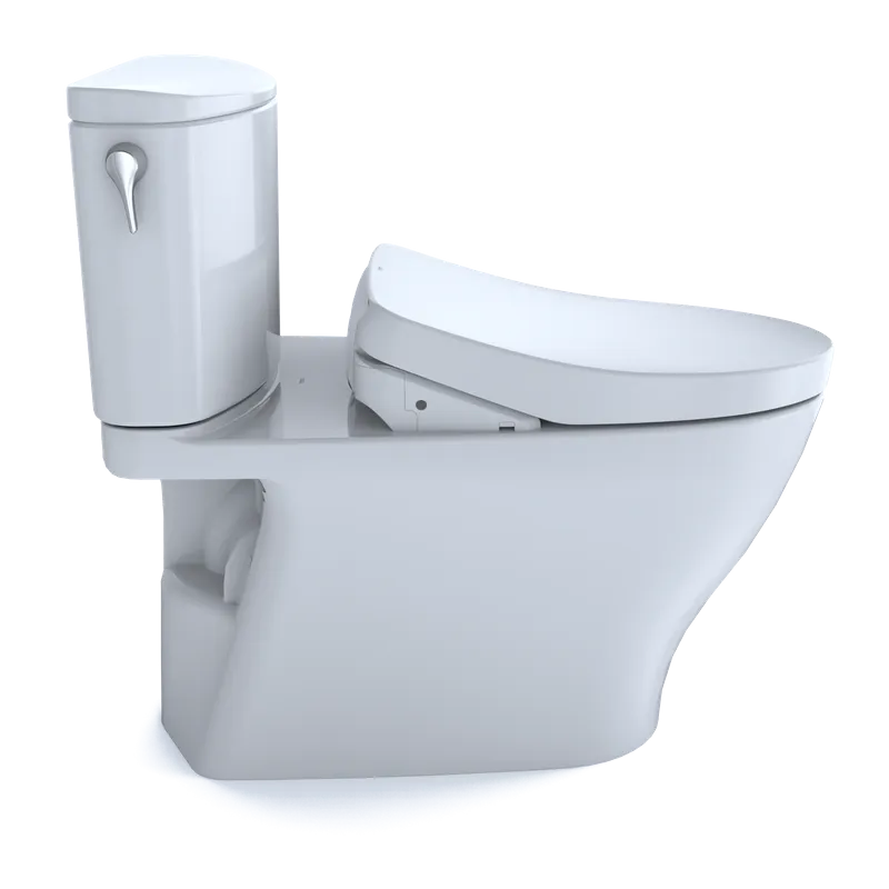 Nexus Elongated 1 gpf Two-Piece Toilet with Washlet  S500e in Cotton White