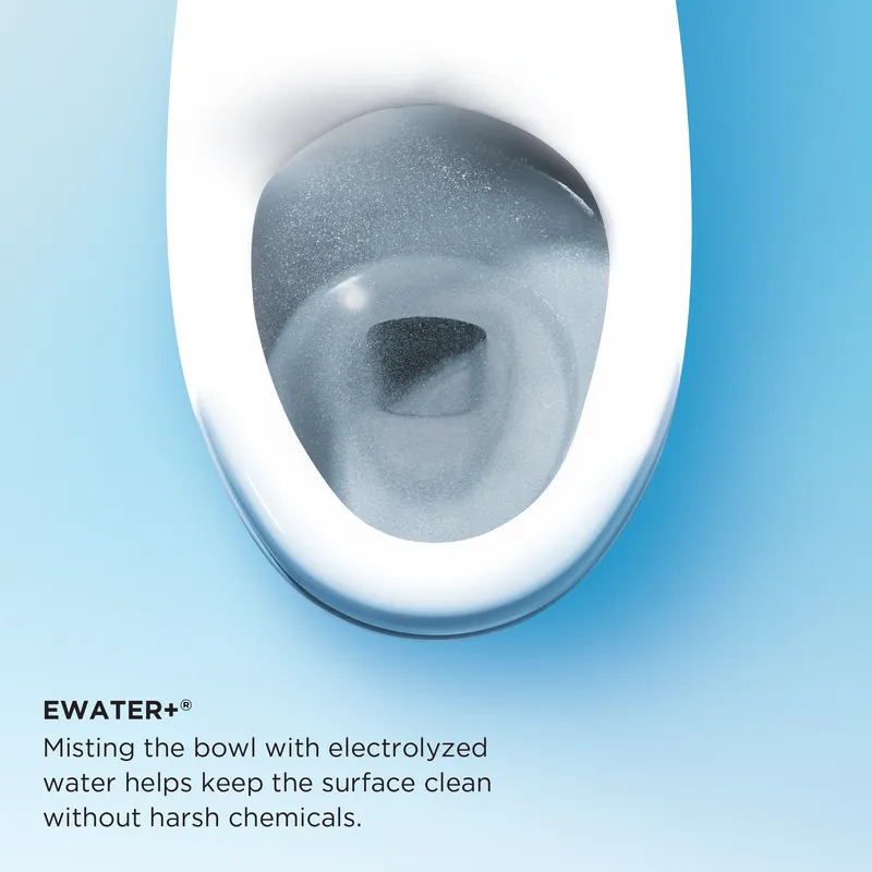 Nexus Elongated 1 gpf Two-Piece Toilet with Washlet  S500e in Cotton White
