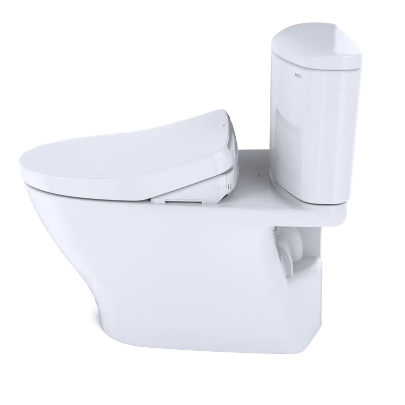 Nexus Elongated 1 gpf Two-Piece Toilet with Washlet  S500e in Cotton White