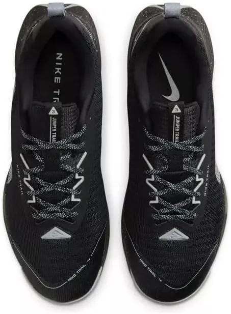 Nike Men's Juniper 3 Trail Running Shoes Sneaker, Black/Black-Wolf Grey-Photon Dust, 8.5