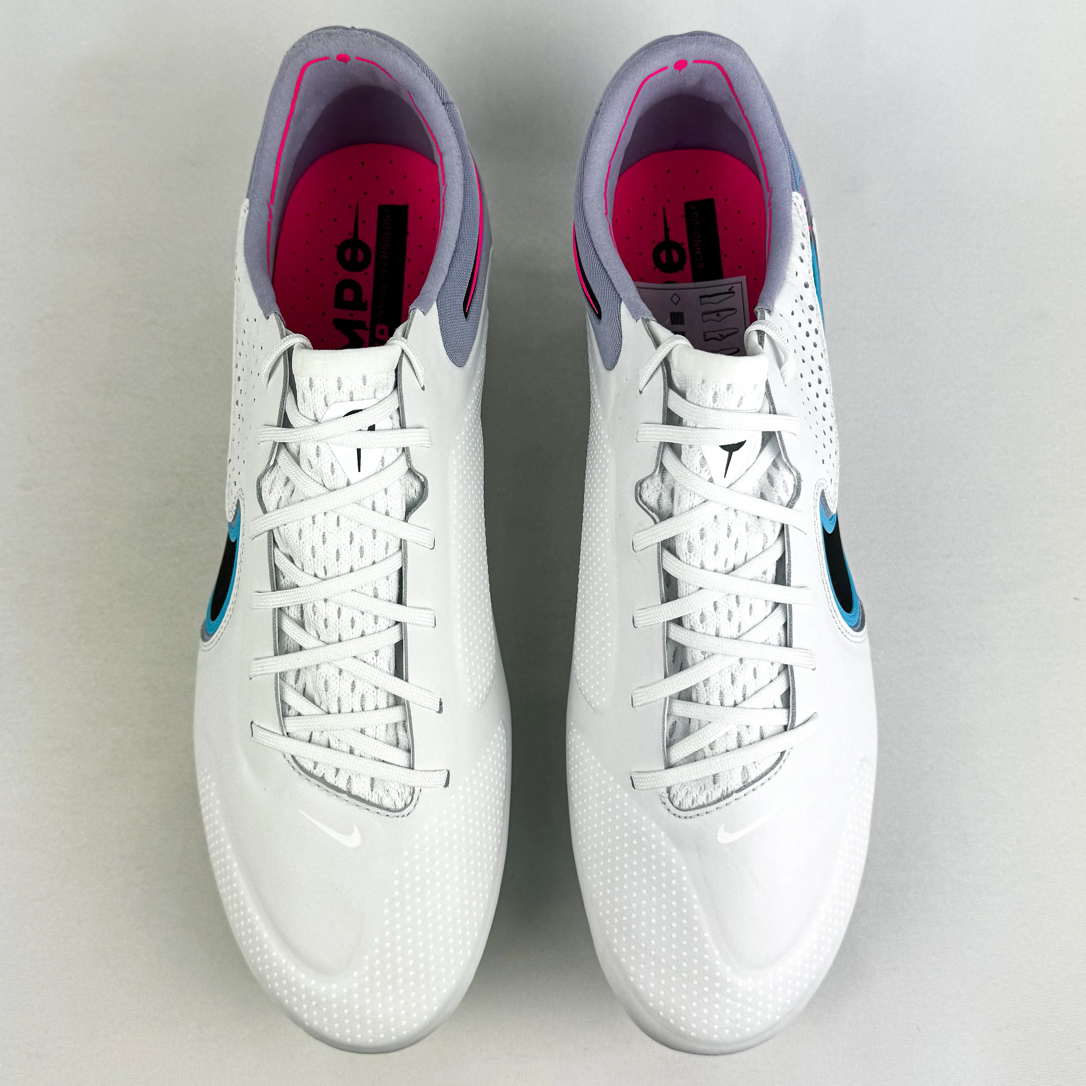 Nike Tiempo Legend 9 Elite AC SG-Pro - White/Baltic Blue/Pink Blast/Black *In Box*