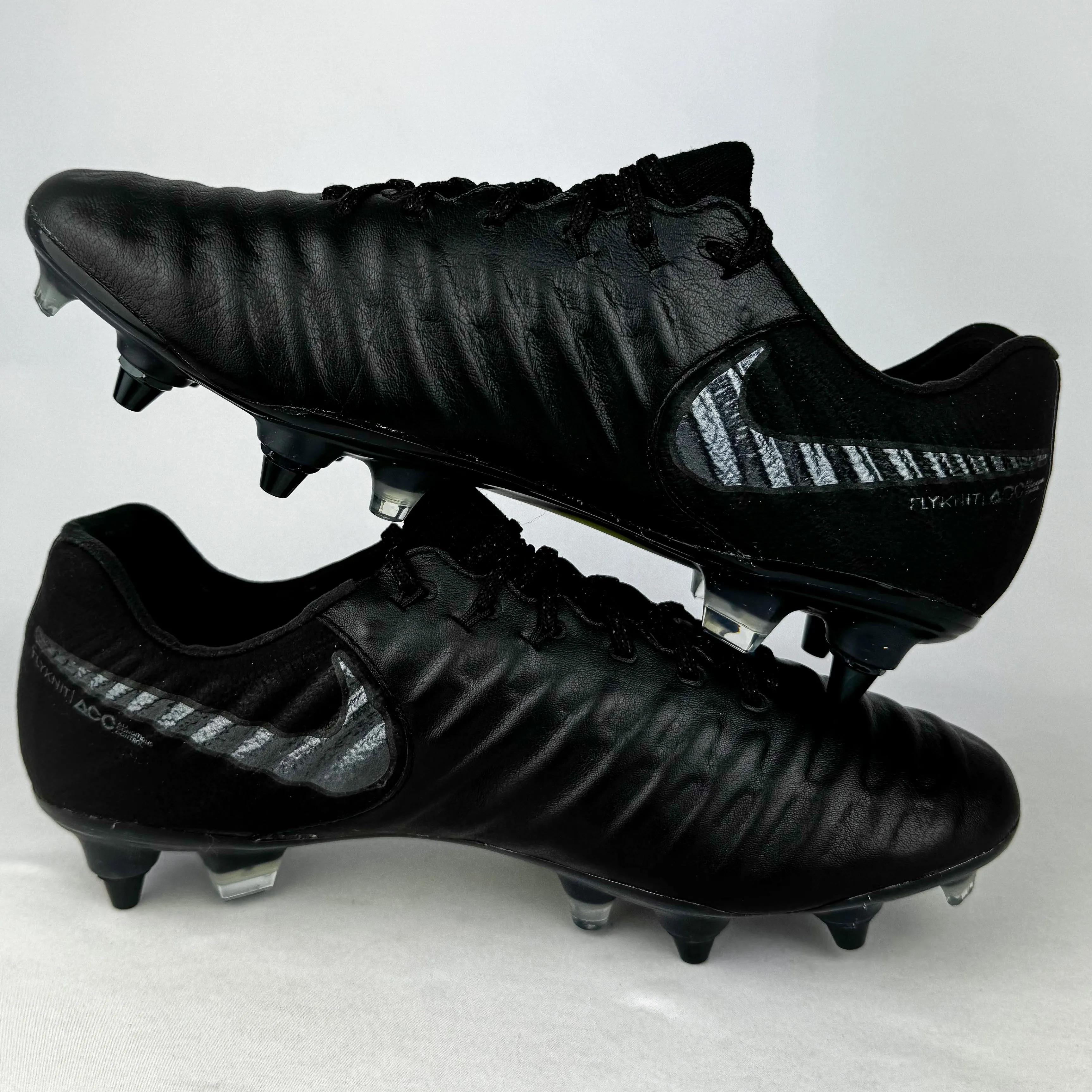 Nike Tiempo Legend VII Elite Anti-Clog SG-Pro - Black/Black *Brand New*