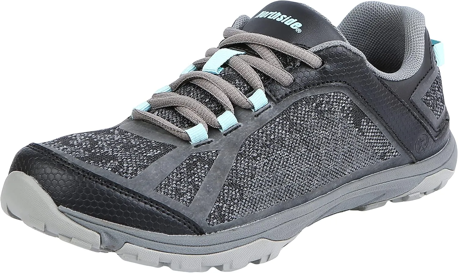 Northside Womens Belmont Trek Hiking Shoes - Machine Washable Breathable with Quick Lace-up Anti-Fatigue Insole - Vacation Essentials Lightweight Rubber Traction Outsole