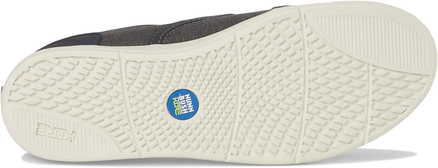 Nunn Bush Men's Kore City Walk Canvas Ez Moc Toe Slip-on Sneakers Easy Off Loafer