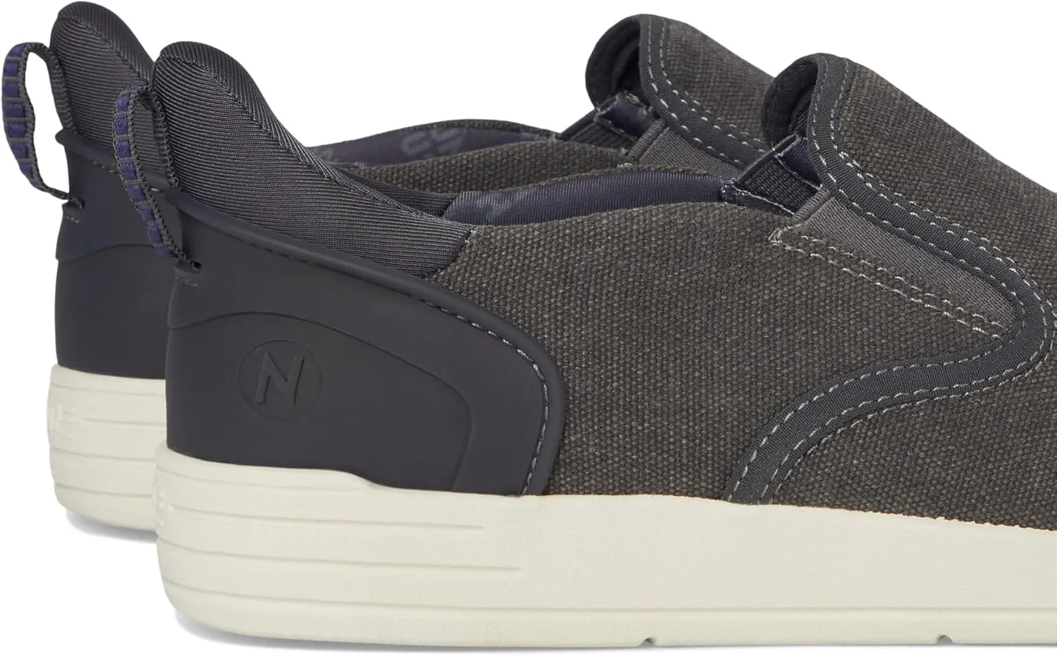Nunn Bush Men's Kore City Walk Canvas Ez Moc Toe Slip-on Sneakers Easy Off Loafer