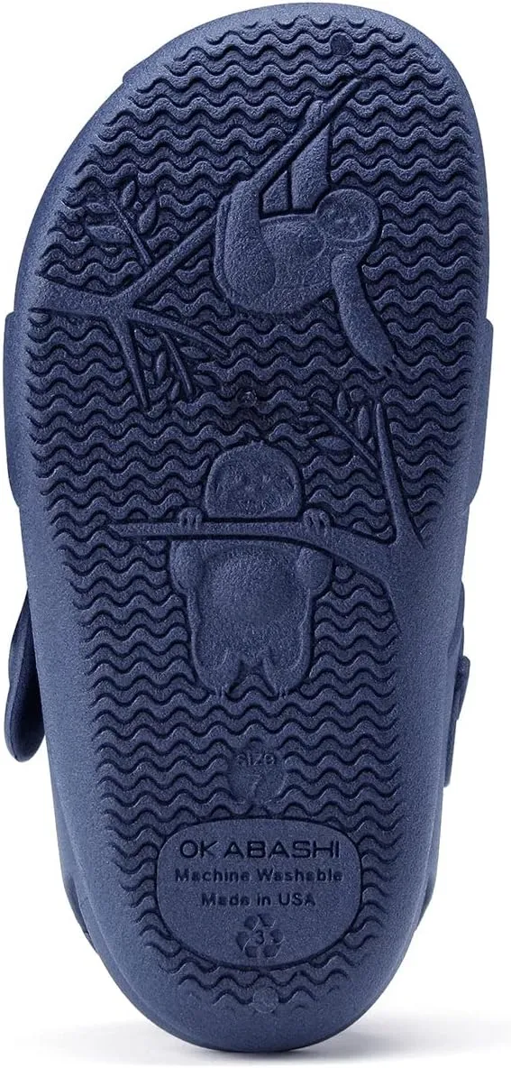 OKABASHI Kid's Carter Camp Shoe | Waterproof Design | Machine Washable | Non-Marking & Slip-Resistant | Sustainably Made in The USA