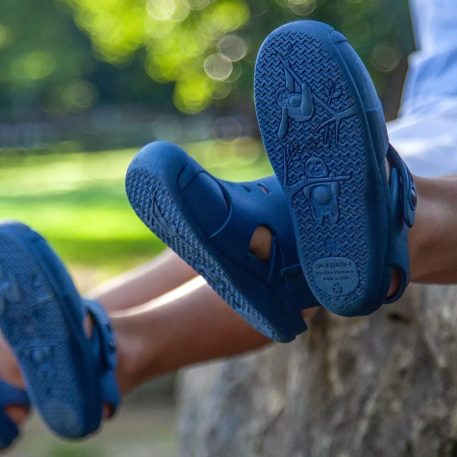OKABASHI Kid's Carter Camp Shoe | Waterproof Design | Machine Washable | Non-Marking & Slip-Resistant | Sustainably Made in The USA