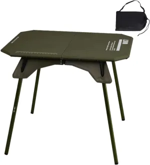 Outdoor Camping Table - Household Foldable Table, Portable Camp Table | Heights Adjustable Folding Table for Outdoor Use, Portable Table for Camping, Foldable Table for Easy Storage and Travel