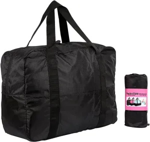 Pack n Fold Foldable Travel Duffel Bag (Black)