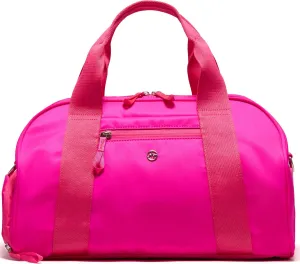 Pander 23L Small Gym Duffel Bag with Shoe Compartment, Versatile Gym and Travel Companion, Spacious, and Organized - Ideal for Active Lifestyles (Sonic Pink)
