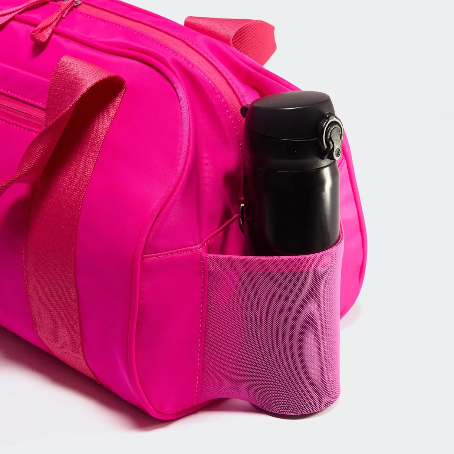 Pander 23L Small Gym Duffel Bag with Shoe Compartment, Versatile Gym and Travel Companion, Spacious, and Organized - Ideal for Active Lifestyles (Sonic Pink)