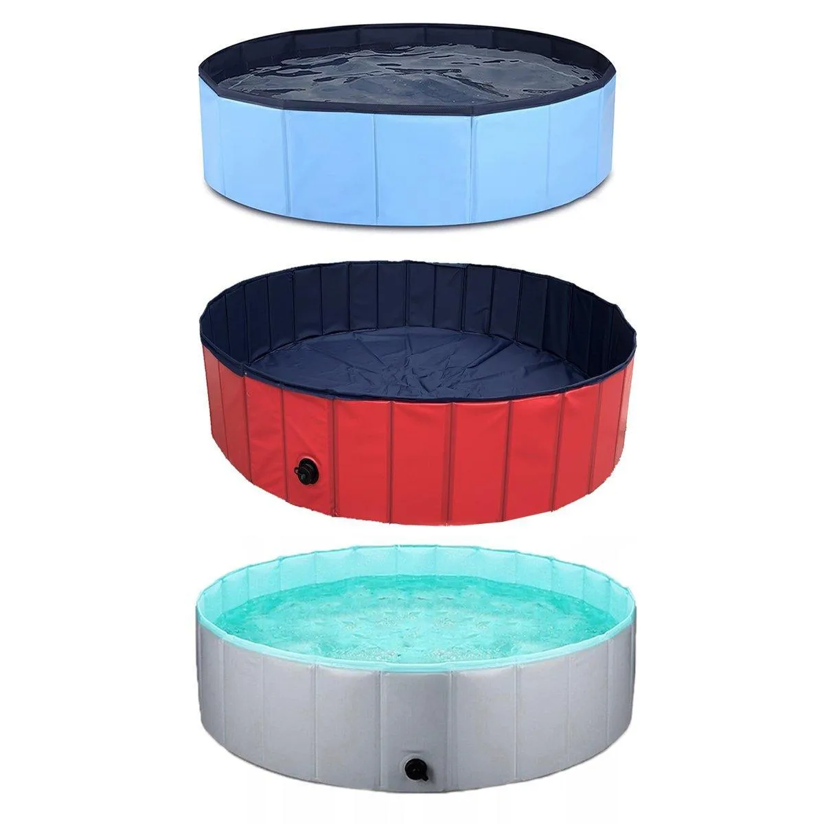 Pet Swimming Pool Foldable Portable Pool for Dogs or Kids Outdoor Summer Play