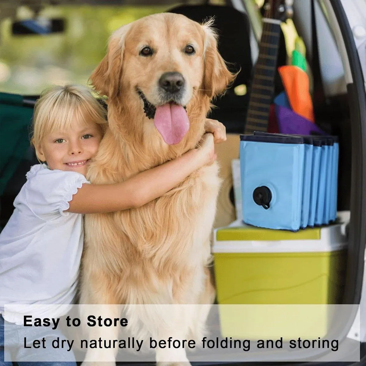Pet Swimming Pool Foldable Portable Pool for Dogs or Kids Outdoor Summer Play