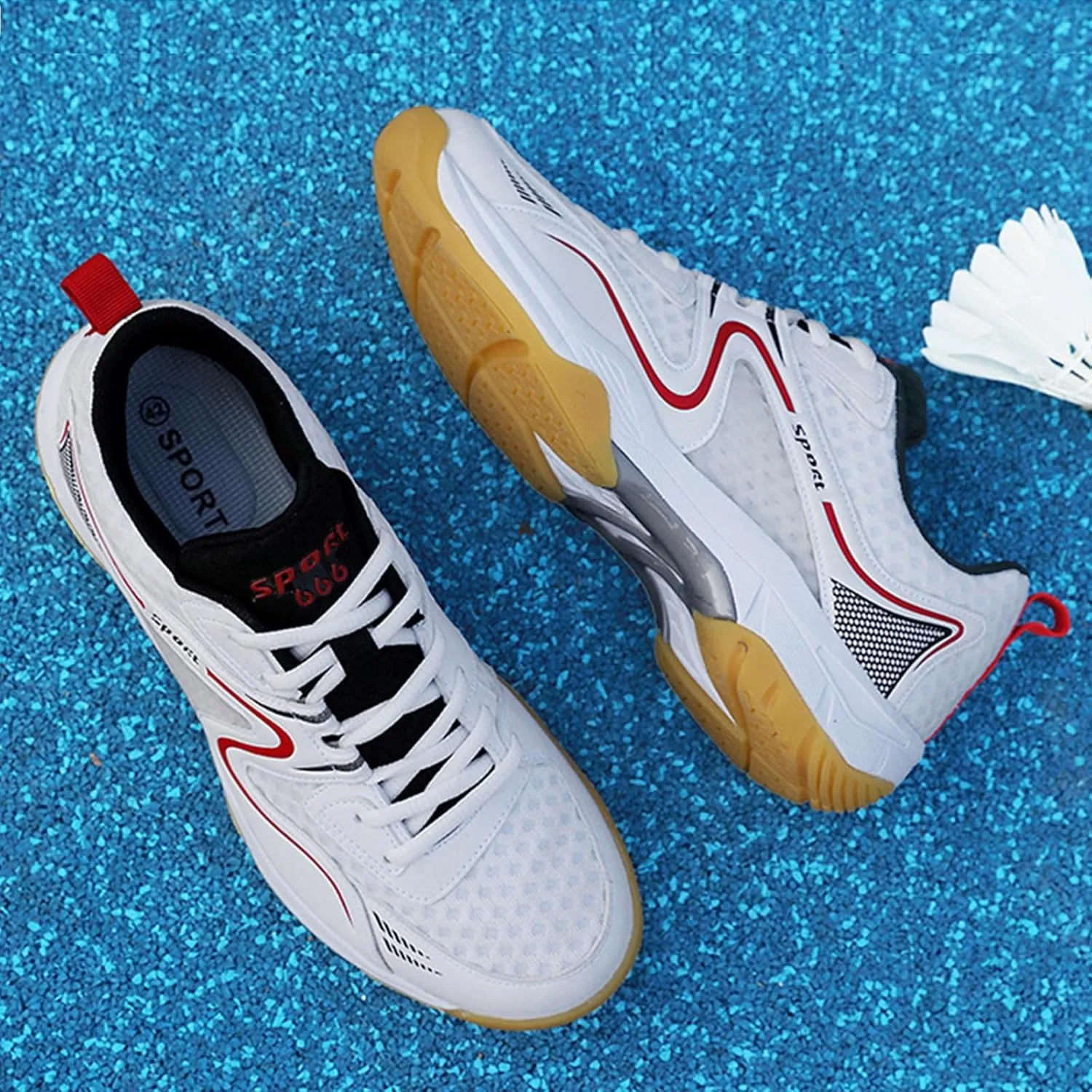 Pickleball Shoes for Mens Badminton Shoes Sneakers for All Court Racquetball Athletic Shoes Outdoor Indoor