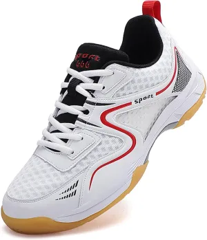 Pickleball Shoes for Mens Badminton Shoes Sneakers for All Court Racquetball Athletic Shoes Outdoor Indoor