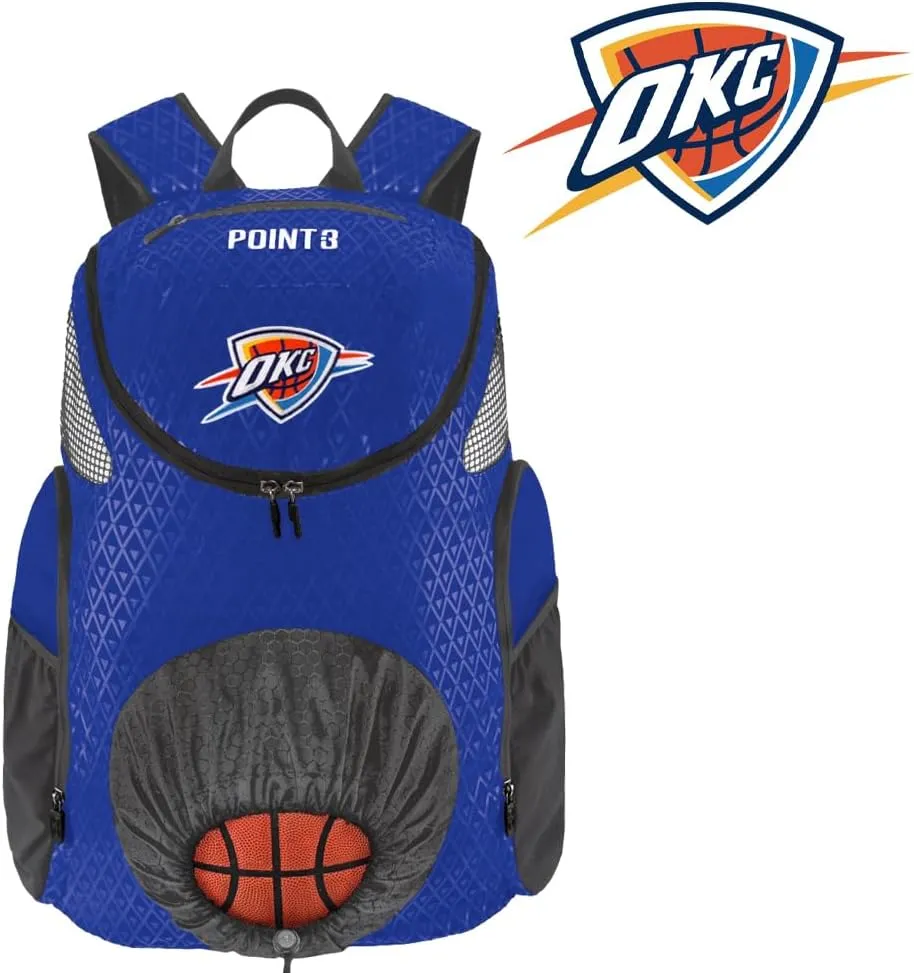 Point 3 Road Trip 2.0 Backpack Basketball Backpack with Drawstrong Closure | Ventilated Mesh Shoe Pocket Compartment