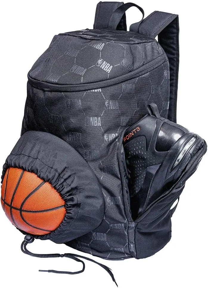 Point 3 Road Trip 2.0 Backpack Basketball Backpack with Drawstrong Closure | Ventilated Mesh Shoe Pocket Compartment