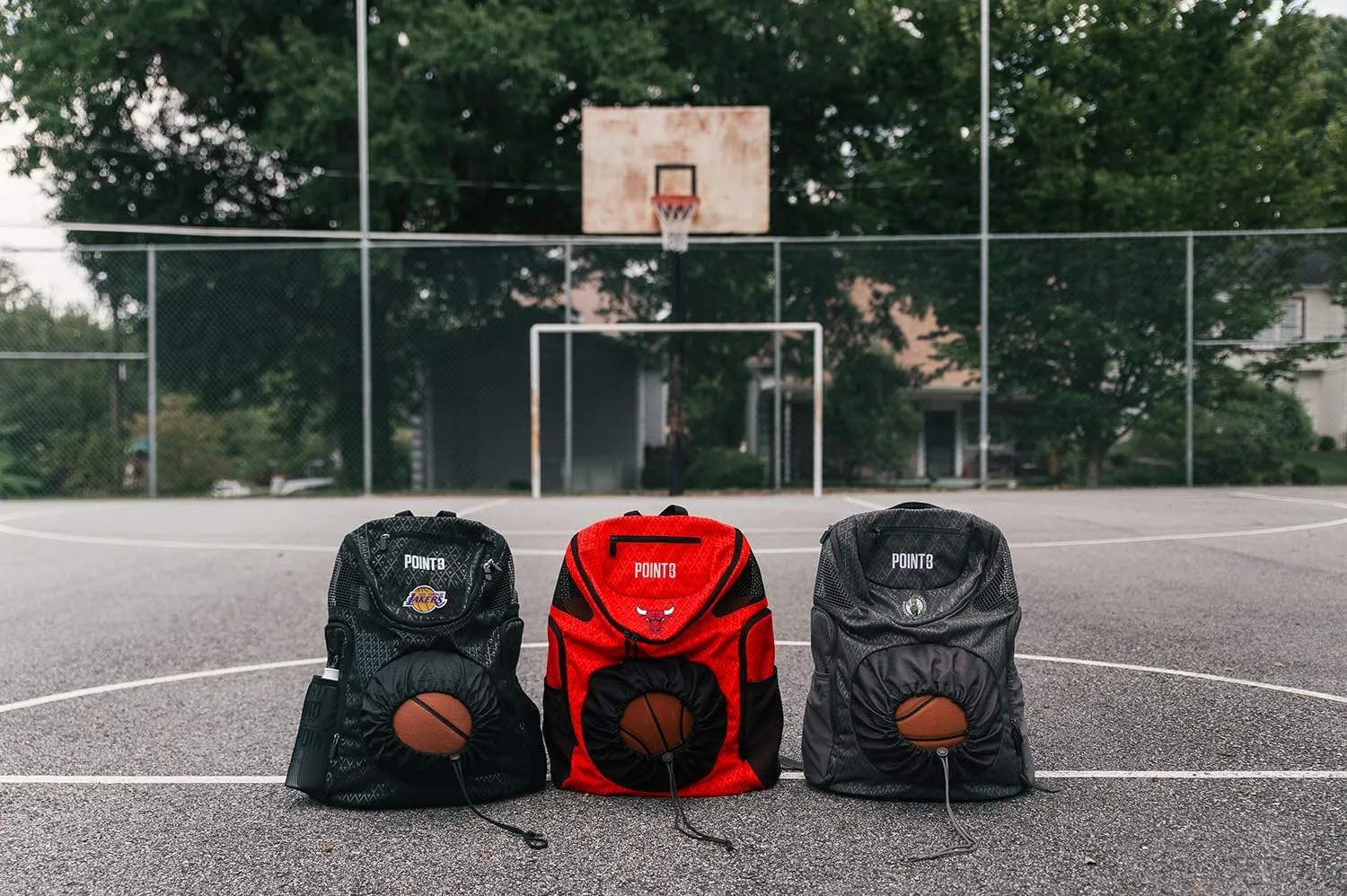 Point 3 Road Trip 2.0 Backpack Basketball Backpack with Drawstrong Closure | Ventilated Mesh Shoe Pocket Compartment