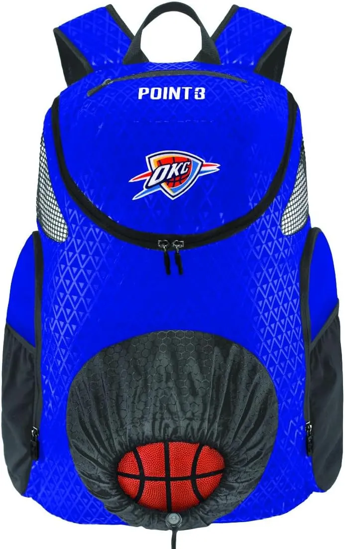 Point 3 Road Trip 2.0 Backpack Basketball Backpack with Drawstrong Closure | Ventilated Mesh Shoe Pocket Compartment