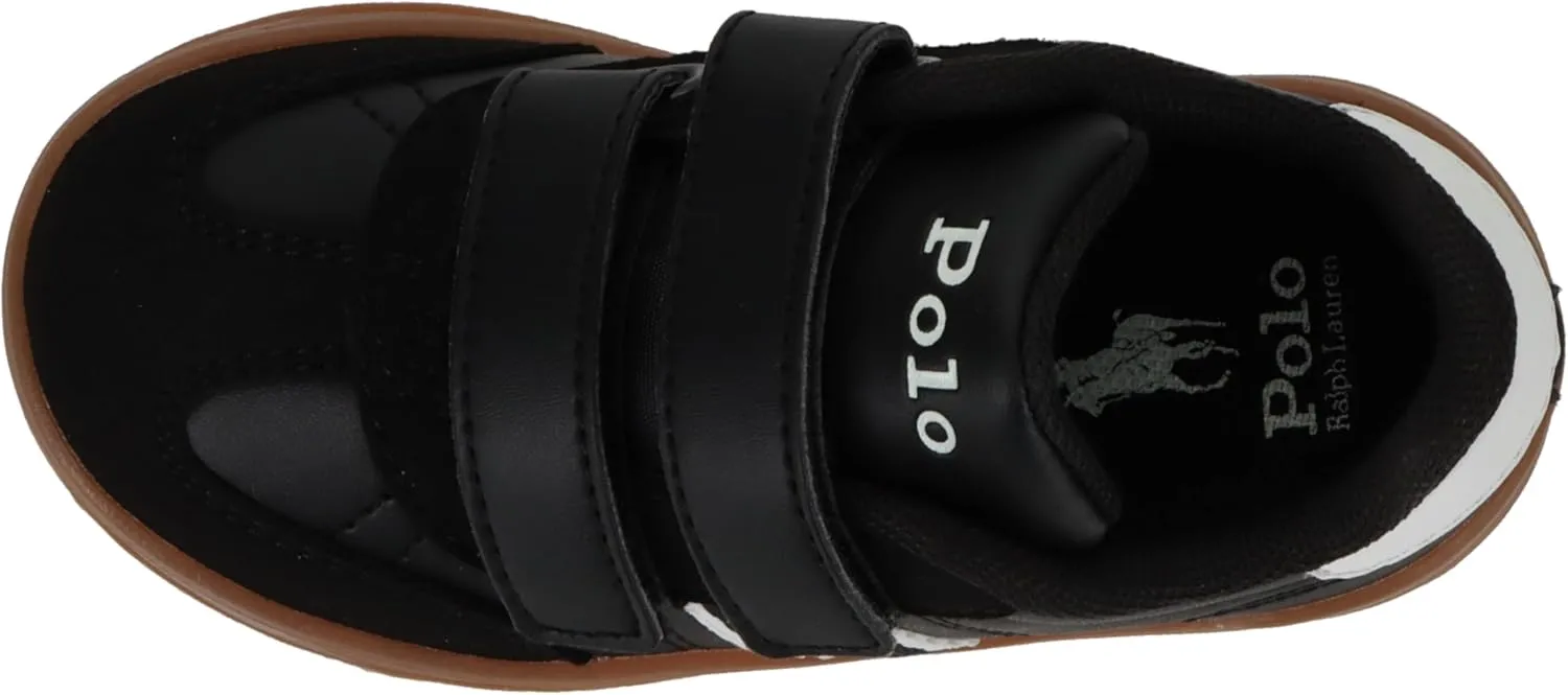 POLO RALPH LAUREN Unisex-Child Heritage Court Iii Ez T-Toe (Toddler) Sneaker