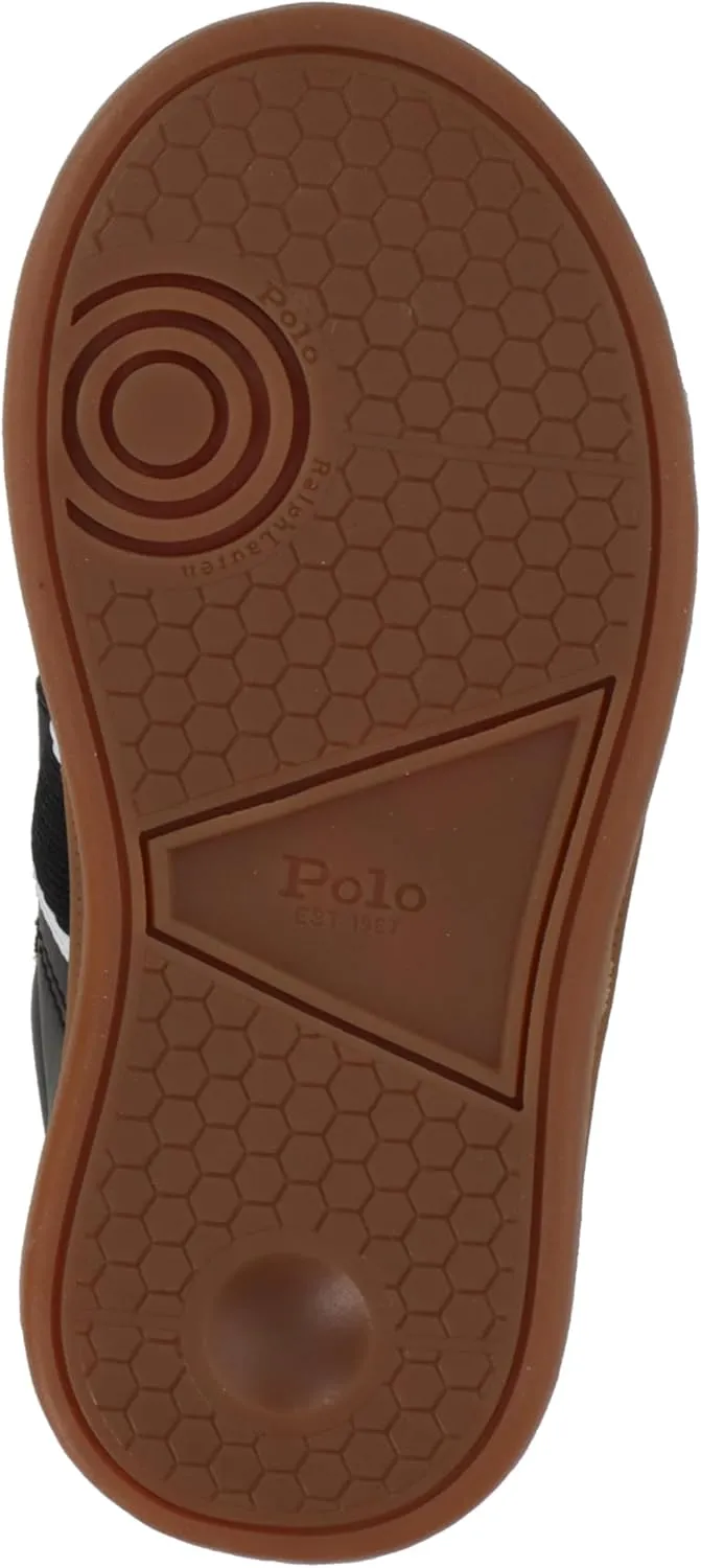 POLO RALPH LAUREN Unisex-Child Heritage Court Iii Ez T-Toe (Toddler) Sneaker