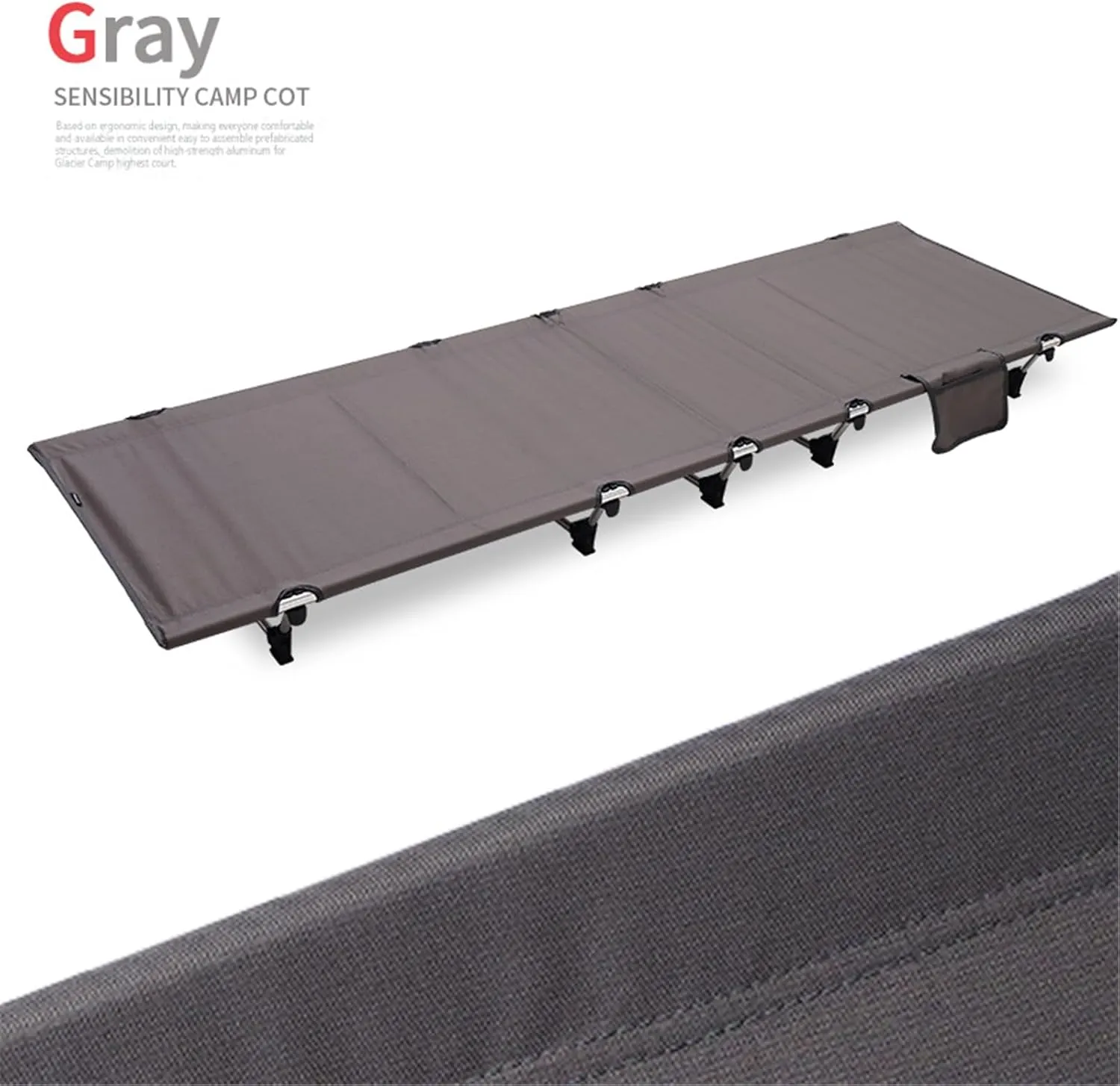 Portable Camping Folding Bed Lightweight Sleep Camping Bed Sleep Cot Camping Hiking Travel Truck Beach