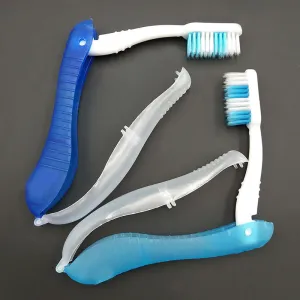 Portable Foldable Travel Toothbrush for Camping and Hiking