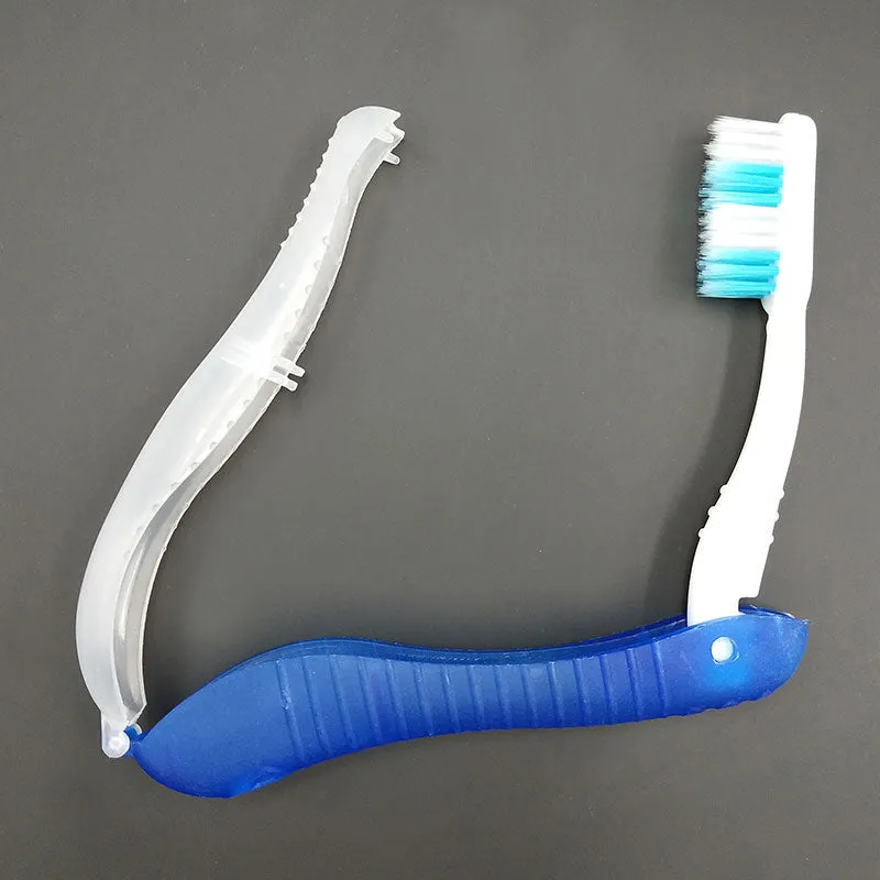 Portable Foldable Travel Toothbrush for Camping and Hiking