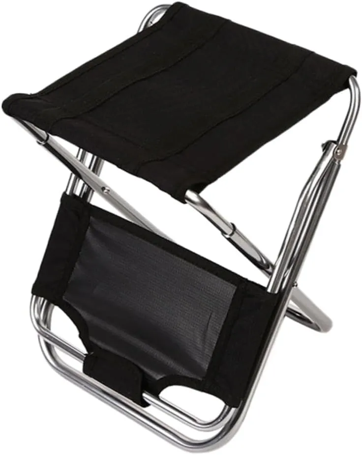 Portable Folding Camping Chair Lightweight Outdoor Stool for Fishing Picnics Travel Durable Design with Storage Bag for Beach Garden Hiking