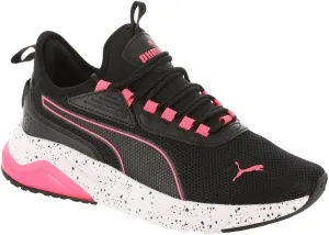 PUMA Amplifier Speckle Women's Sneaker, 8.5 B(M) US, Black-Yellow