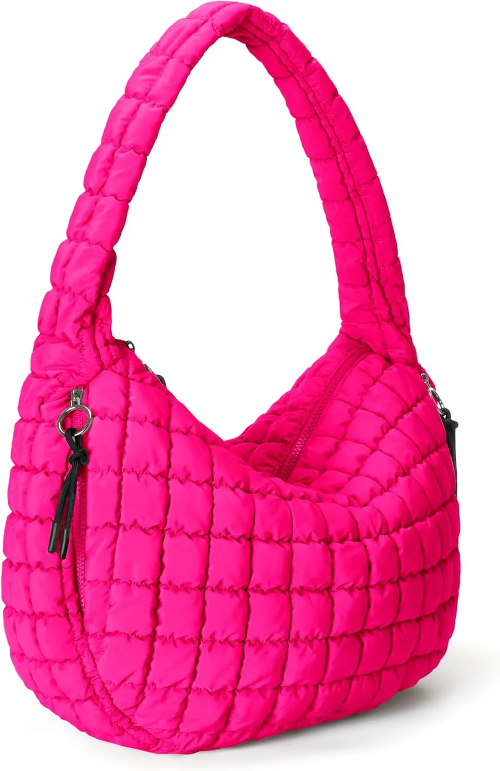 Quilted Tote Bag Large Quilting Cute Puffer Shoulder Bag Lightweight Quilted Padding Hobo Bag for Women Winter Fashion