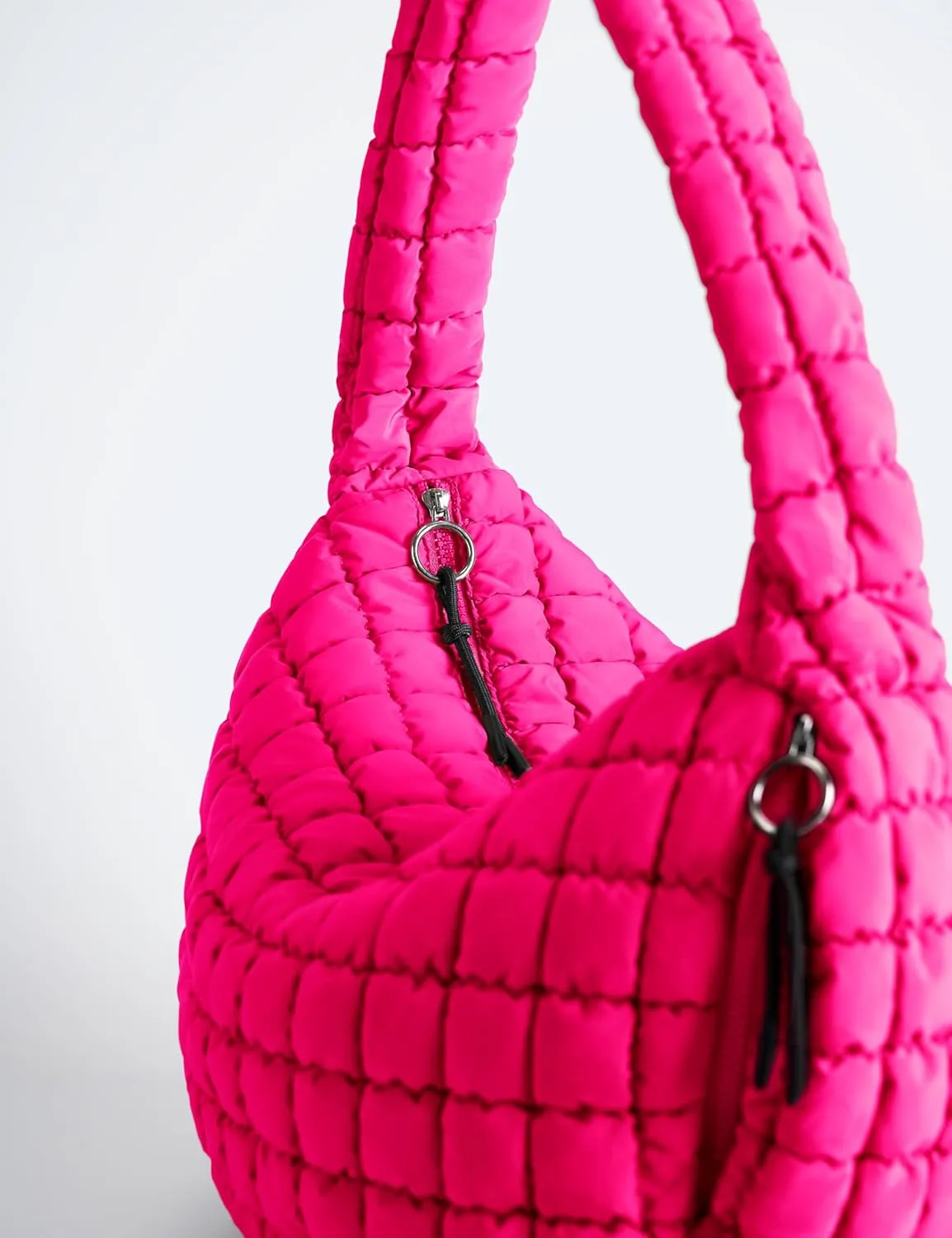 Quilted Tote Bag Large Quilting Cute Puffer Shoulder Bag Lightweight Quilted Padding Hobo Bag for Women Winter Fashion