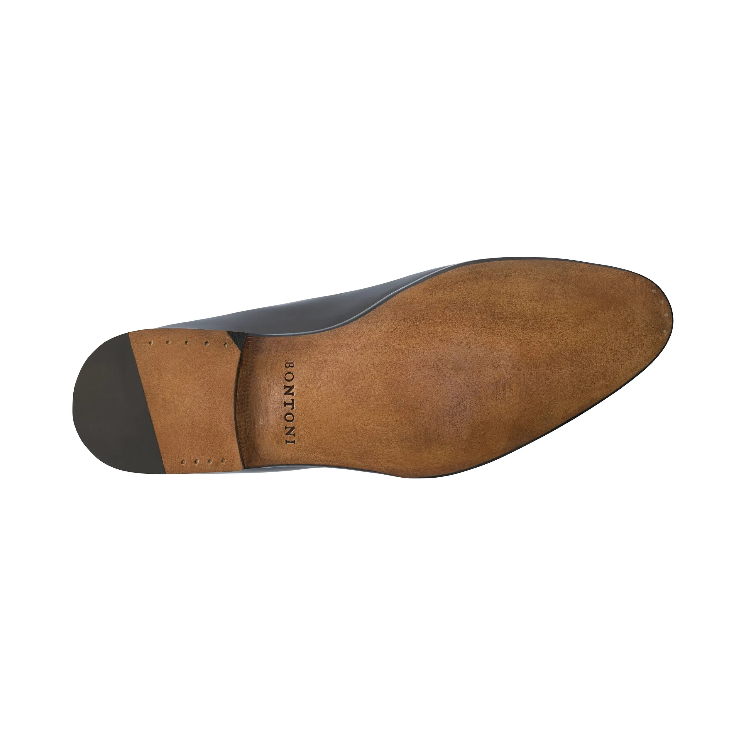 "Magnifico Reverse" Loafer with Tassels in Black