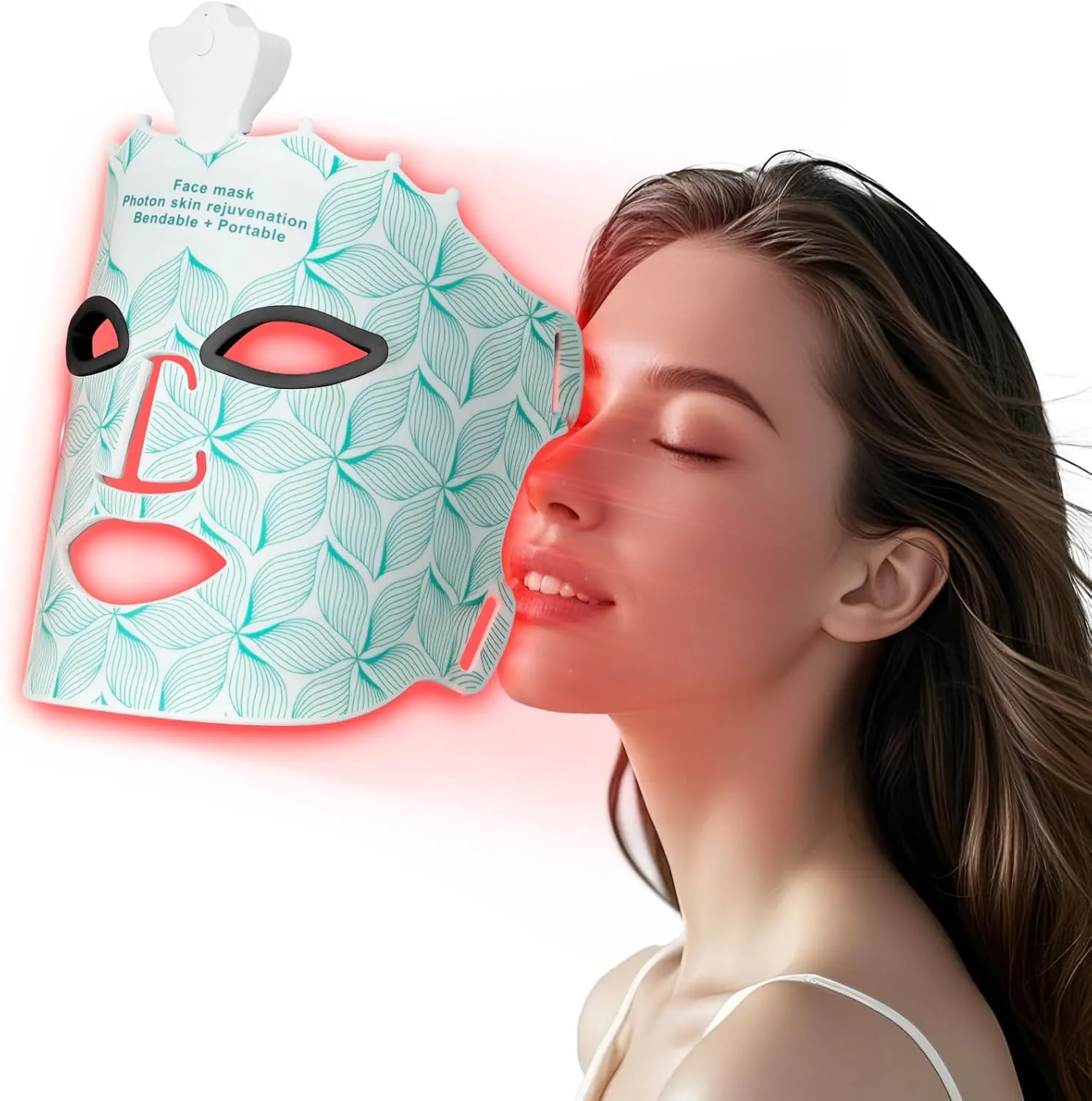 Red Light Mask for Face Women -Green